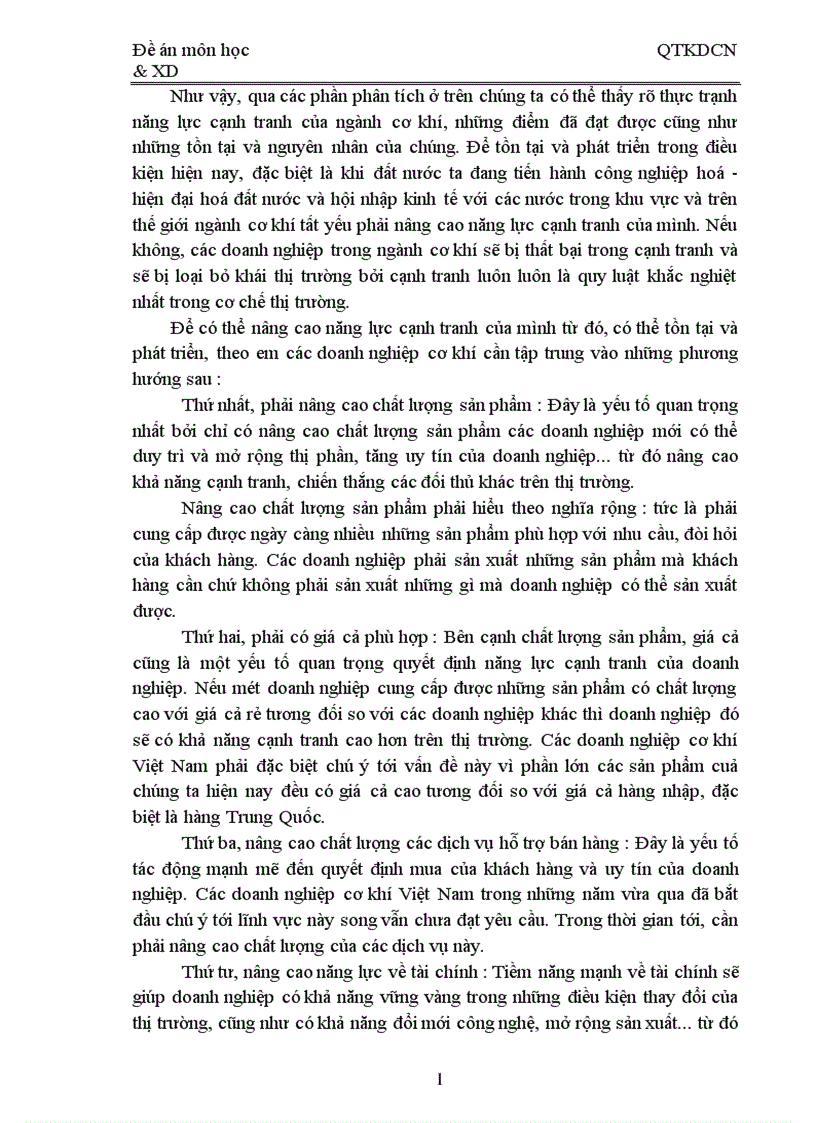 image for page Một số giải pháp nhằm nâng cao khả năng cạnh tranh của ngành cơ khí Việt Nam 1