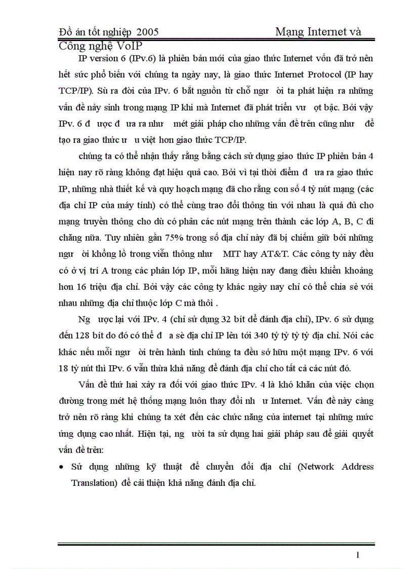 image for page Mạng Internet và Công nghệ VoIP