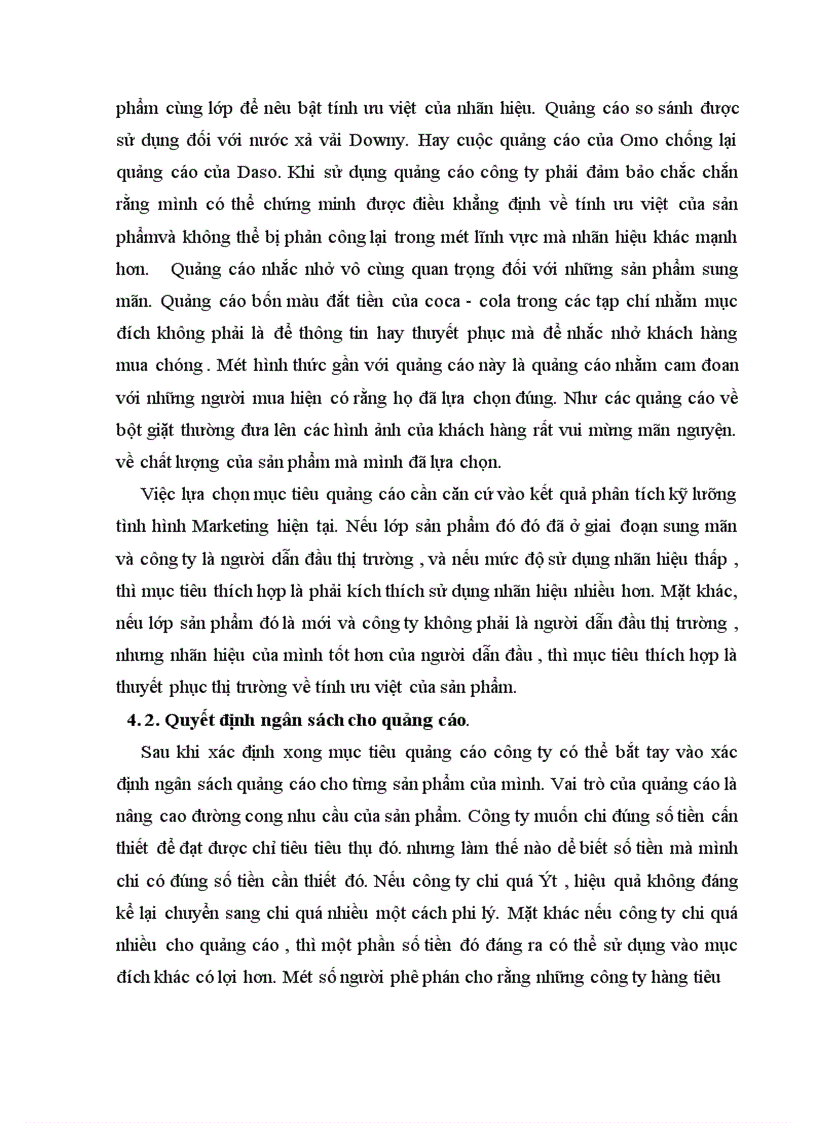image for page Tiến trình thiết lập một chương trình quảng cáo có hiệu quả ứng dụng cho bột giặt OMO 1