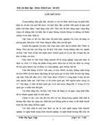 Hoàn thiện chính sách phân phối với công ty cổ phần đầu tư thương mại và dịch vụ dụ lịch Quốc tế Xanh