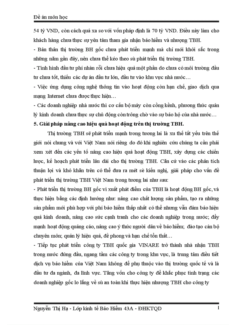 image for page Thị trường Tái Bảo Hiểm lý luận và thực tiễn ở Việt Nam 1