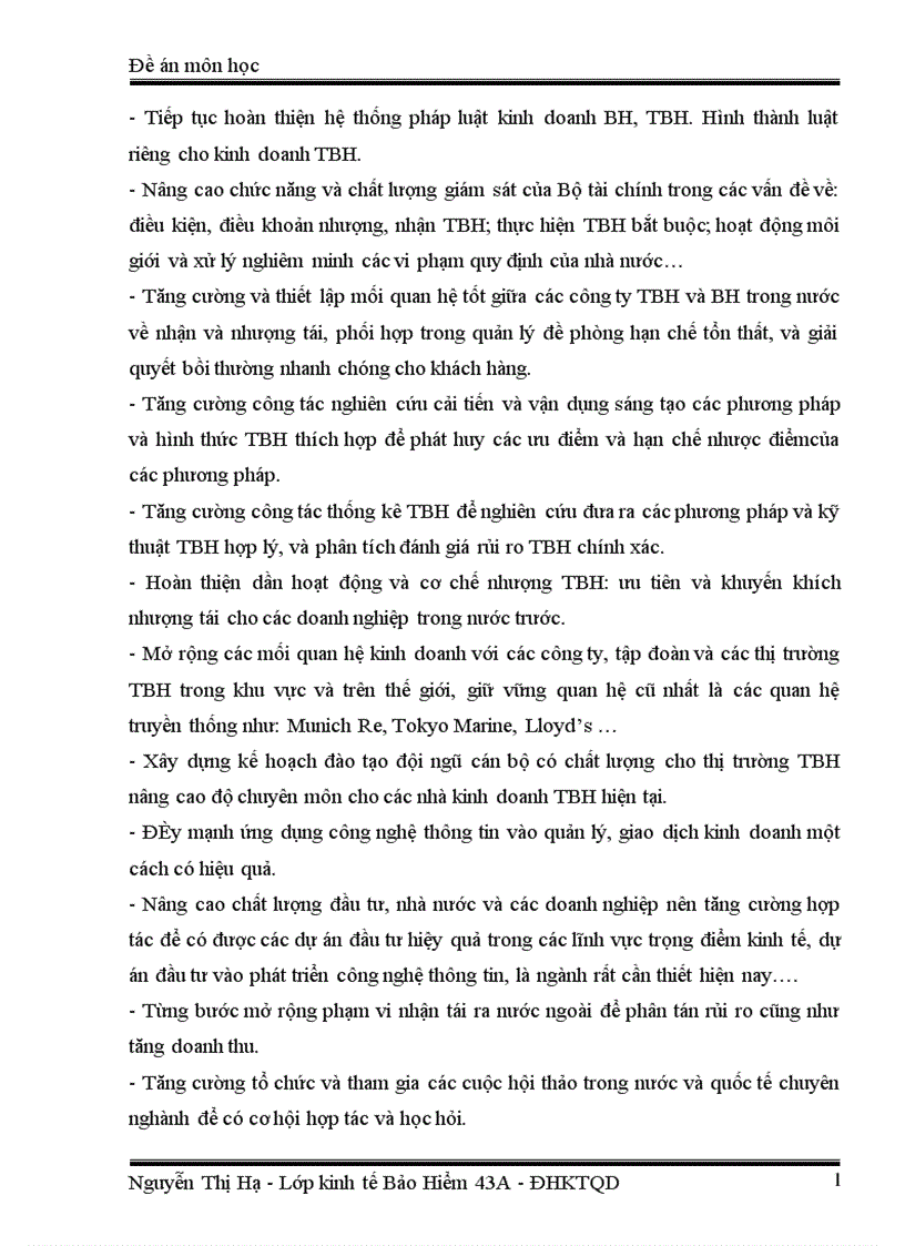 image for page Thị trường Tái Bảo Hiểm lý luận và thực tiễn ở Việt Nam 1