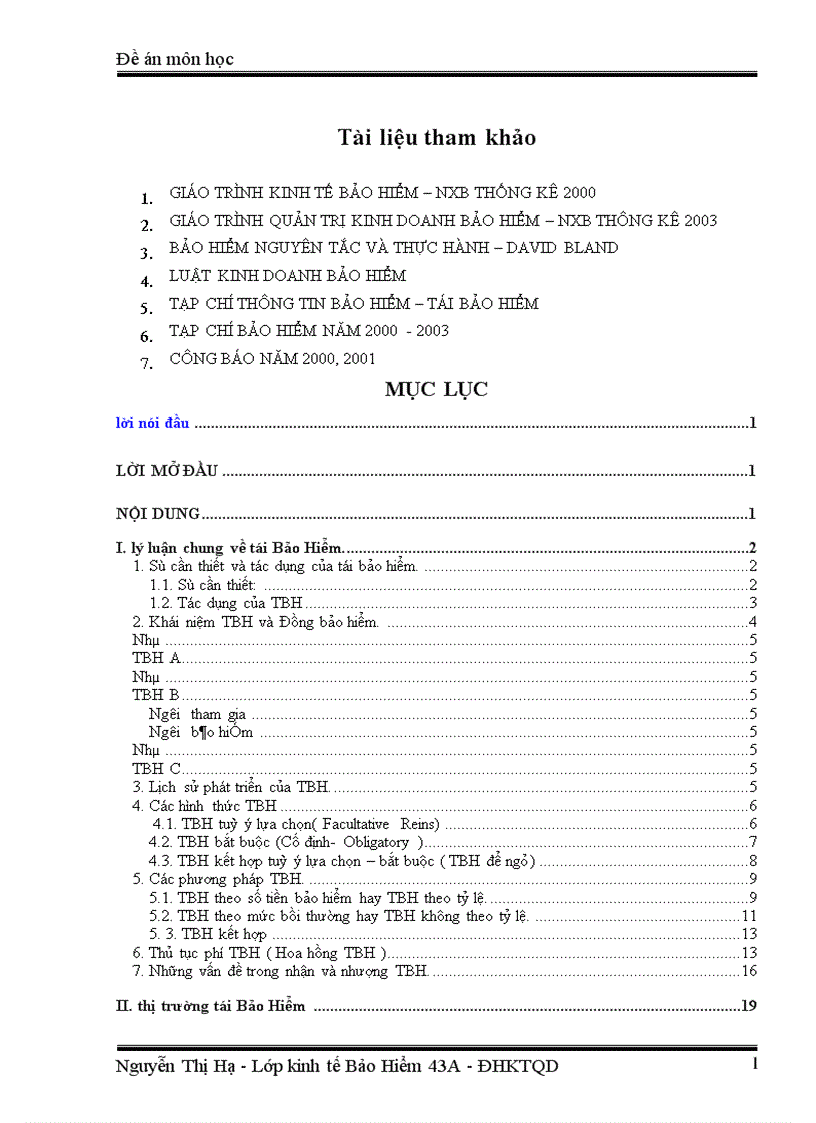 image for page Thị trường Tái Bảo Hiểm lý luận và thực tiễn ở Việt Nam 1