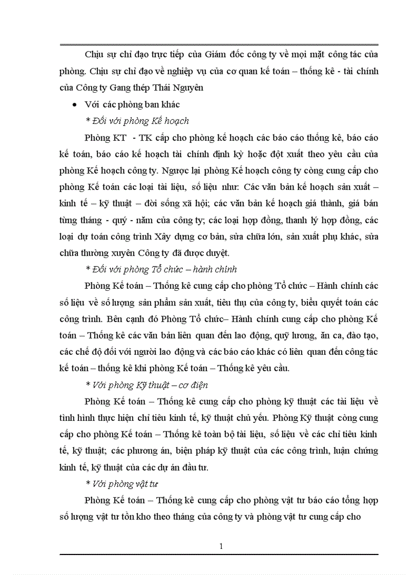 image for page Tình hình chung về công tác kế toán của nhà máy gang thép Thái Nguyên