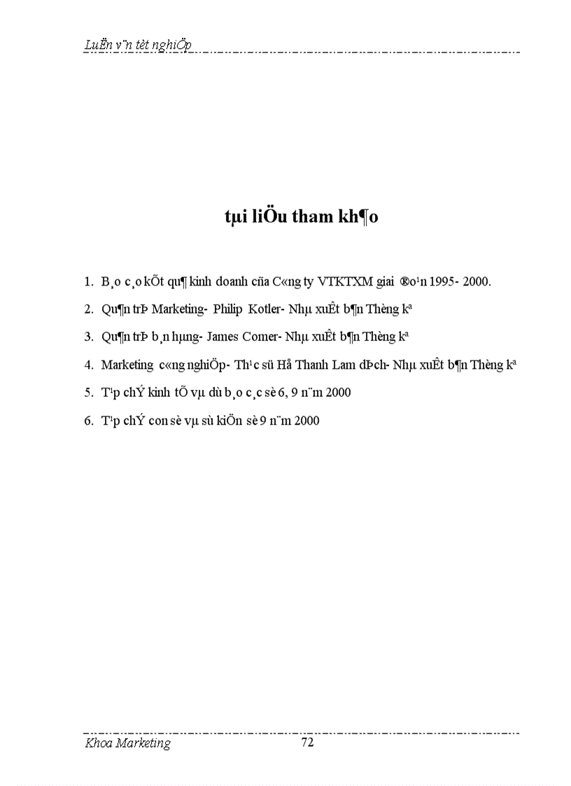 image for page Đẩy mạnh bán hàng cá nhân trong hoạt động tiêu thụ ở Công ty VTKTXM 1