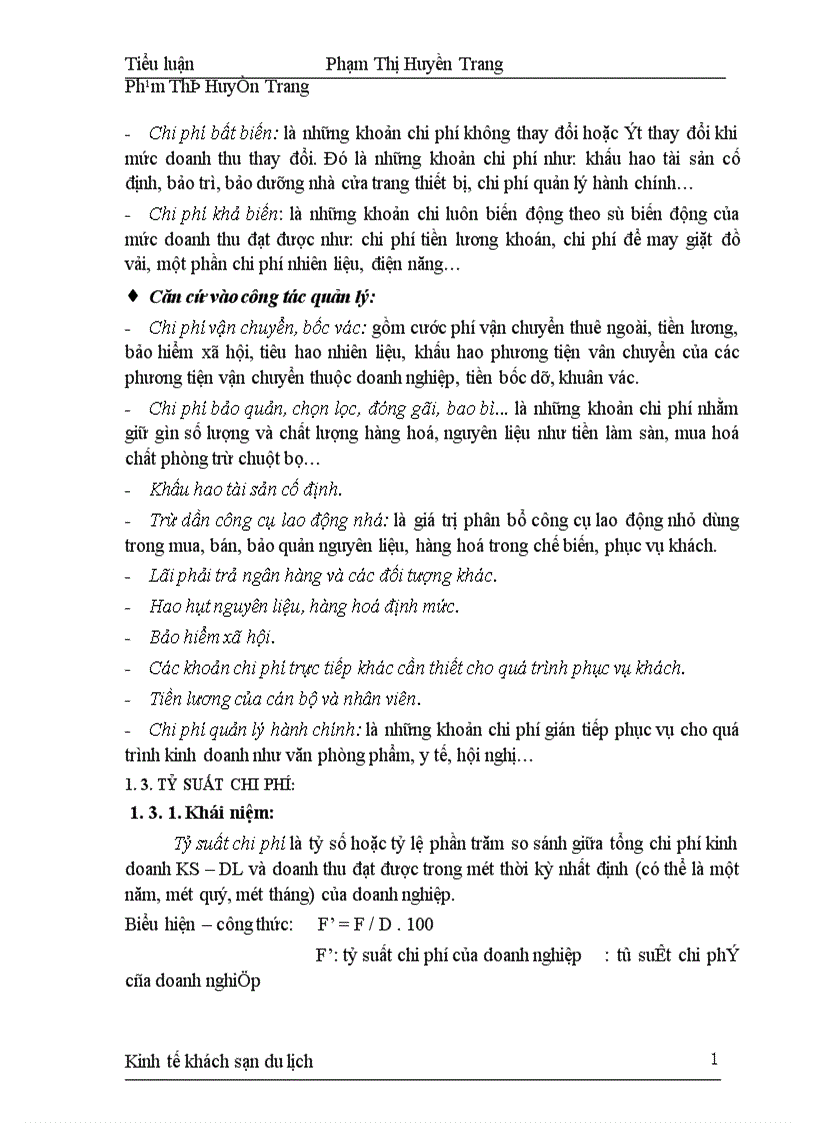 image for page các nhân tố ảnh hưởng đến chi phí kinh doanh KS DL và các biện pháp tiết kiệm chi phí trong các doanh nghiệp KS DL ở nước ta hiện nay 1