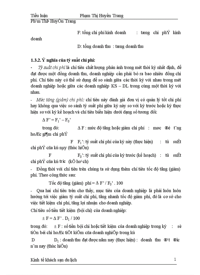 image for page các nhân tố ảnh hưởng đến chi phí kinh doanh KS DL và các biện pháp tiết kiệm chi phí trong các doanh nghiệp KS DL ở nước ta hiện nay 1