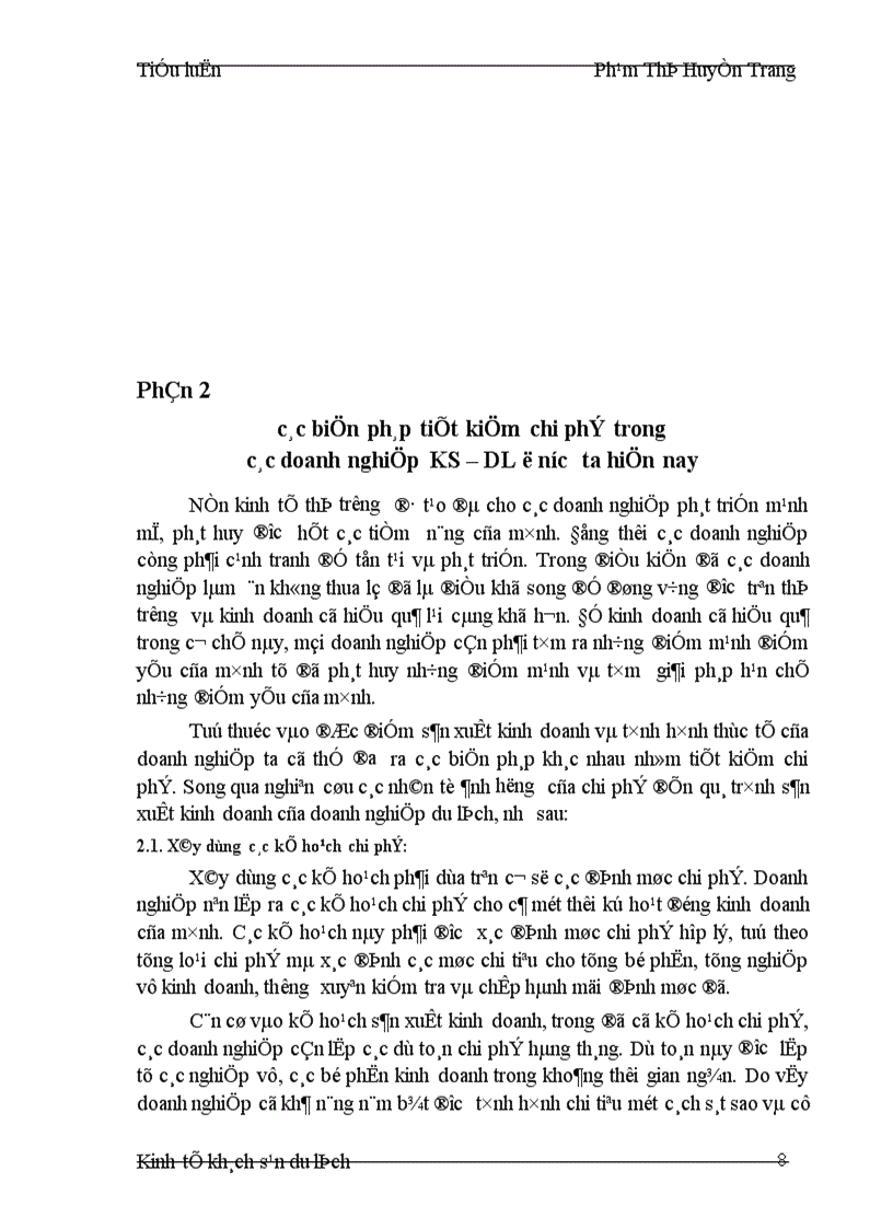 image for page các nhân tố ảnh hưởng đến chi phí kinh doanh KS DL và các biện pháp tiết kiệm chi phí trong các doanh nghiệp KS DL ở nước ta hiện nay 1