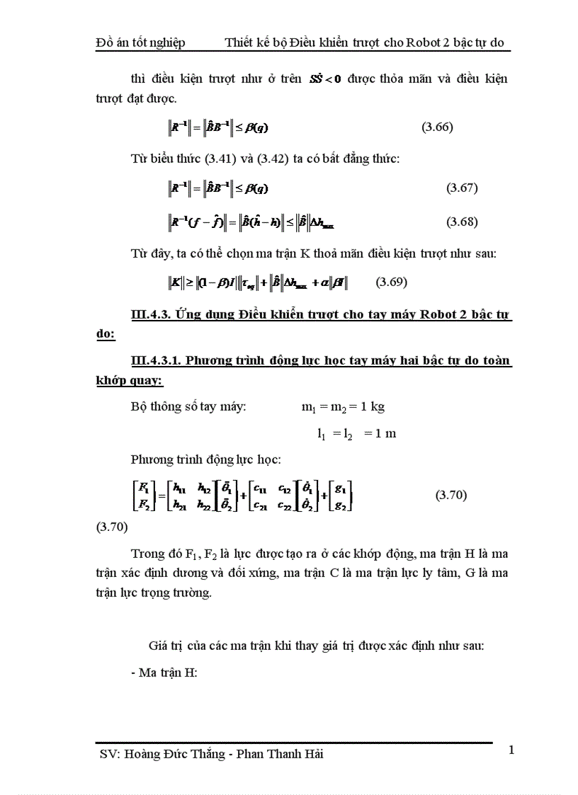 image for page Thiết kế bộ điều khiển trượt cho tay máy Robot 2 bậc tự do và mô phỏng trên Matlab Simulink 1