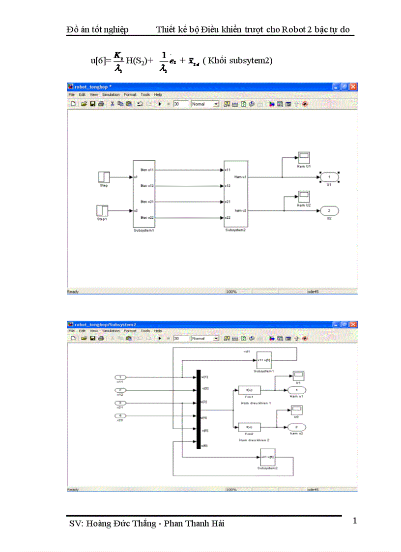 image for page Thiết kế bộ điều khiển trượt cho tay máy Robot 2 bậc tự do và mô phỏng trên Matlab Simulink 1
