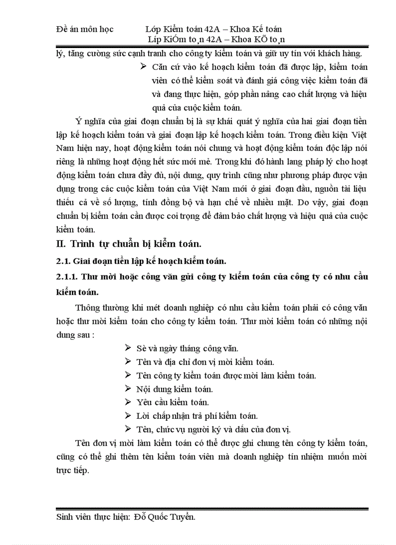 image for page Trình tự chuẩn bị kiểm toán trong kiểm toán báo cáo tài chính 1