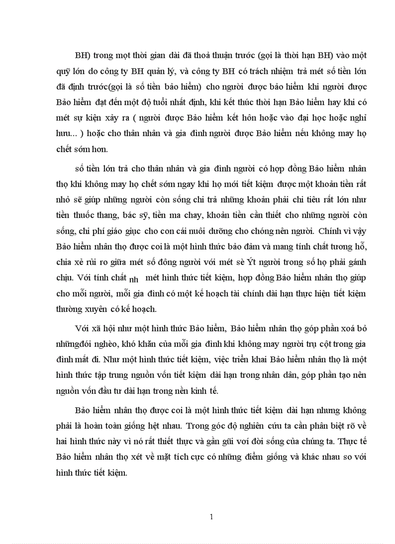 image for page Bàn về nghiệp vụ Bảo hiểm nhân thọ và các loại hình Bảo hiểm nhân thọ đang được triển khai ở Việt Nam hiện nay 1