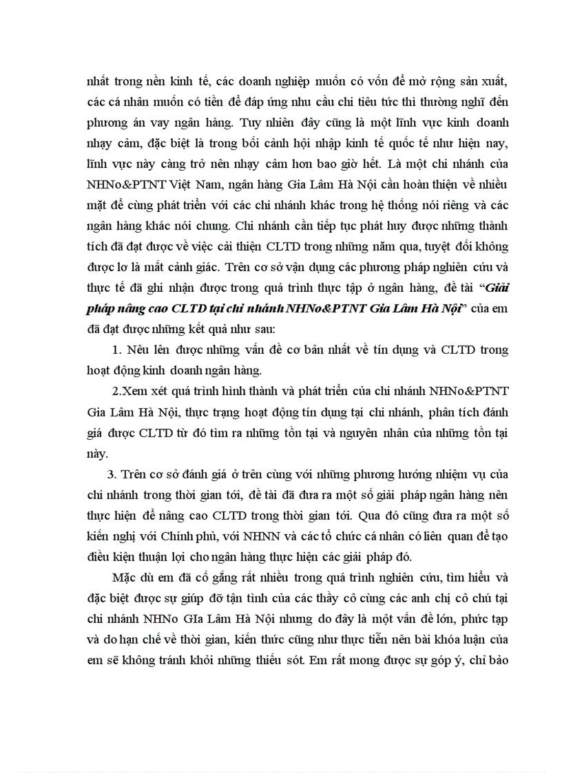 image for page Giải pháp nâng cao chất lượng tín dụng tại NHNo PTNT chi nhánh Gia Lâm Hà Nội