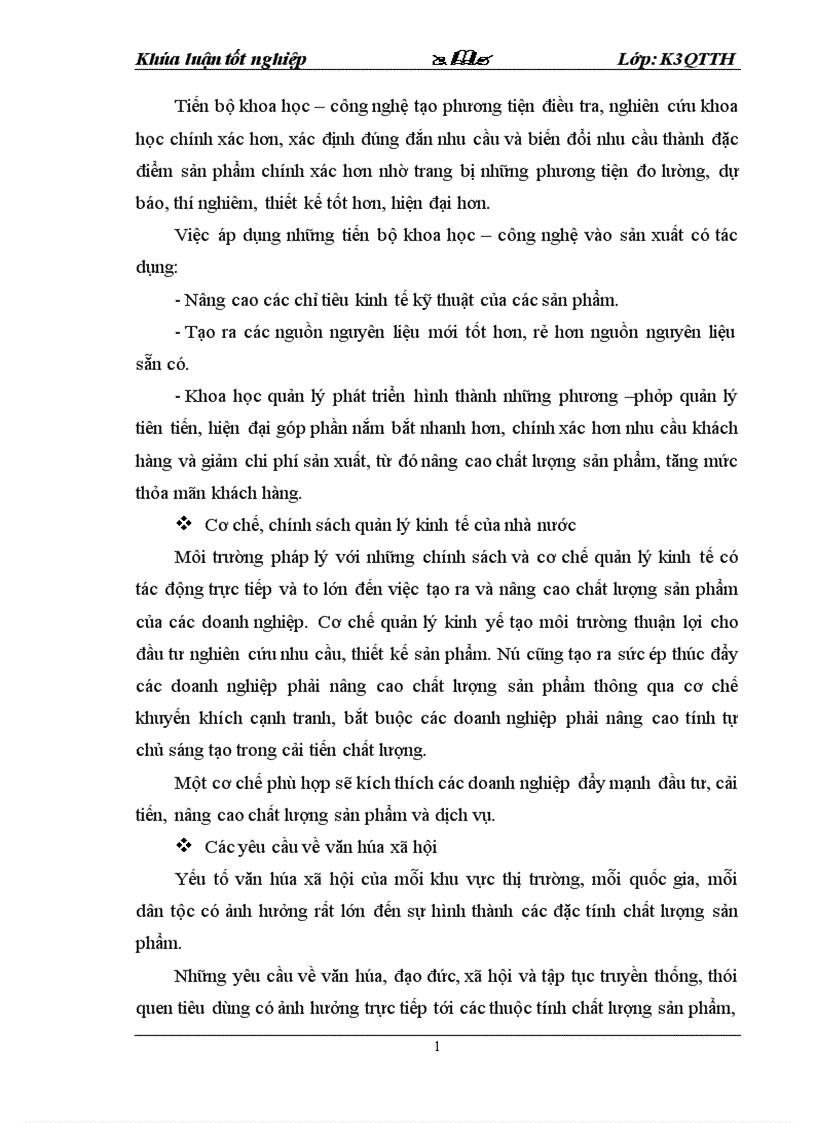 image for page Thực trạng chất lượng sản phẩm và vấn đề quản lý chất lượng tại Chi nhánh công ty Cổ phần Gang Thép Thái Nguyên Xí nghiệp Năng lượng
