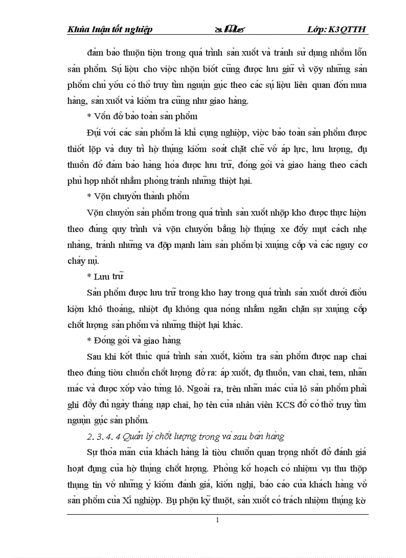 image for page Thực trạng chất lượng sản phẩm và vấn đề quản lý chất lượng tại Chi nhánh công ty Cổ phần Gang Thép Thái Nguyên Xí nghiệp Năng lượng