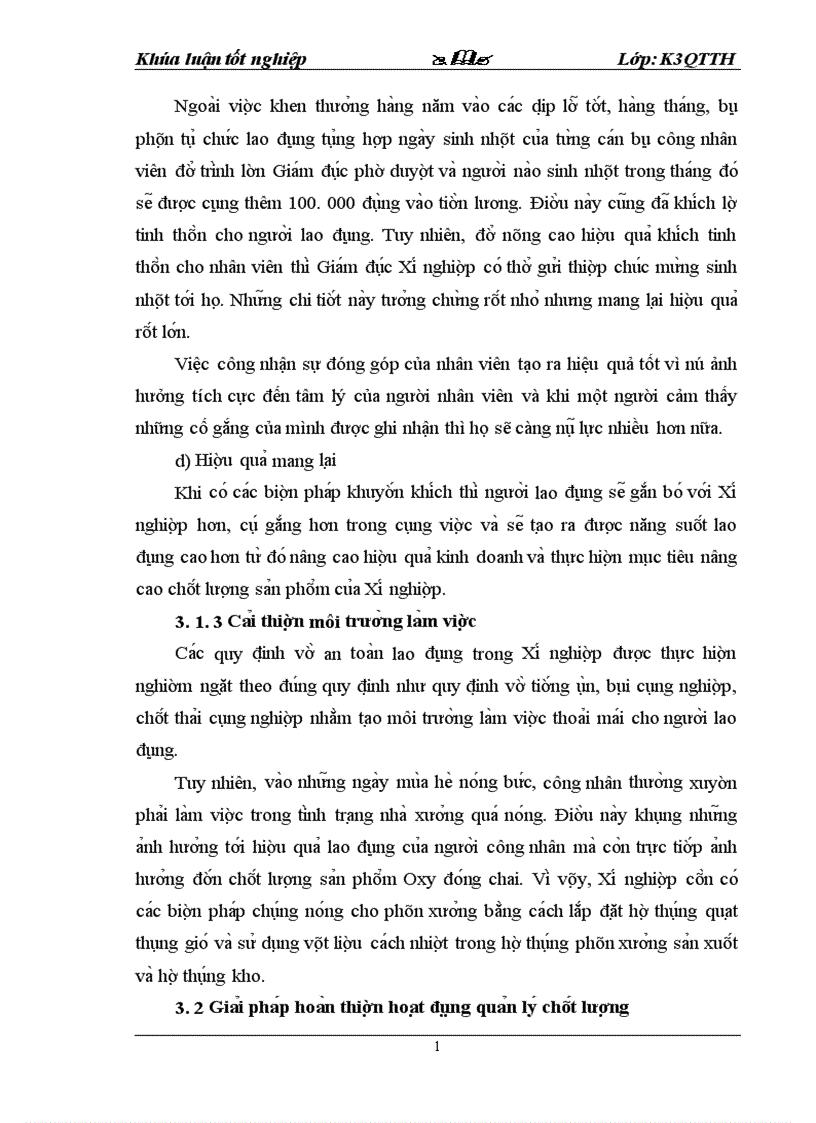 image for page Thực trạng chất lượng sản phẩm và vấn đề quản lý chất lượng tại Chi nhánh công ty Cổ phần Gang Thép Thái Nguyên Xí nghiệp Năng lượng