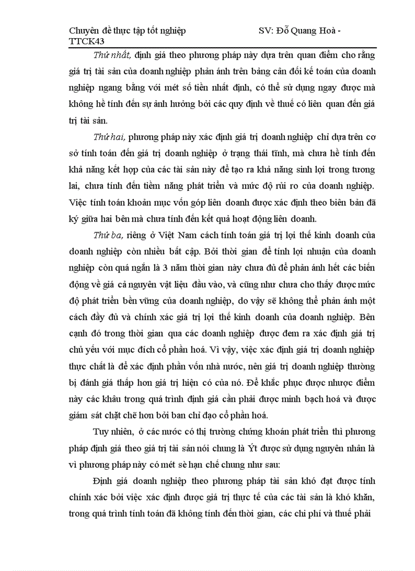 image for page Thực trạng tư vấn xác định giá trị doanh nghiệp tại công ty chứng khoán Mê Kông TTCK