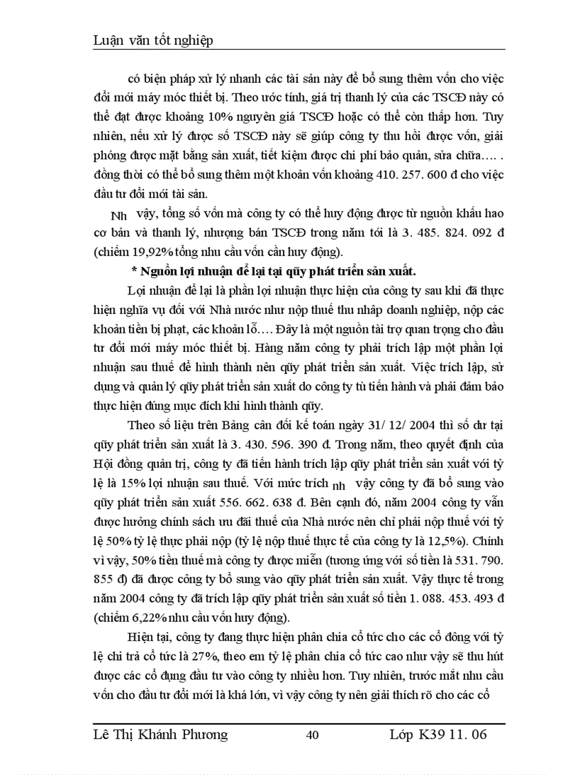 image for page Những giải pháp chủ yếu huy động vốn đổi mới thiết bị công nghệ tại Công ty cổ phần dệt 10 10 1