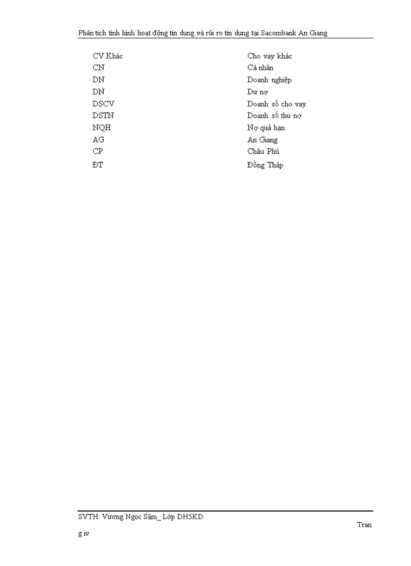 image for page Phân tích tình hình hoạt động tín dụng và rủi ro tín dụng tại ngân hàng tmcp sài gòn thương tín chi nhánh an giang