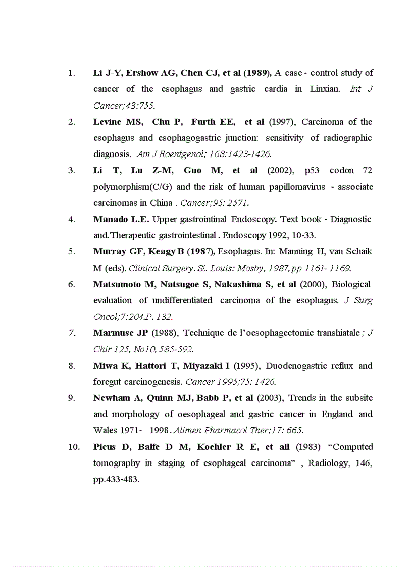 image for page Nghiên cứu đặc điểm lâm sàng và mô bệnh học ung thư biểu mô thực quản