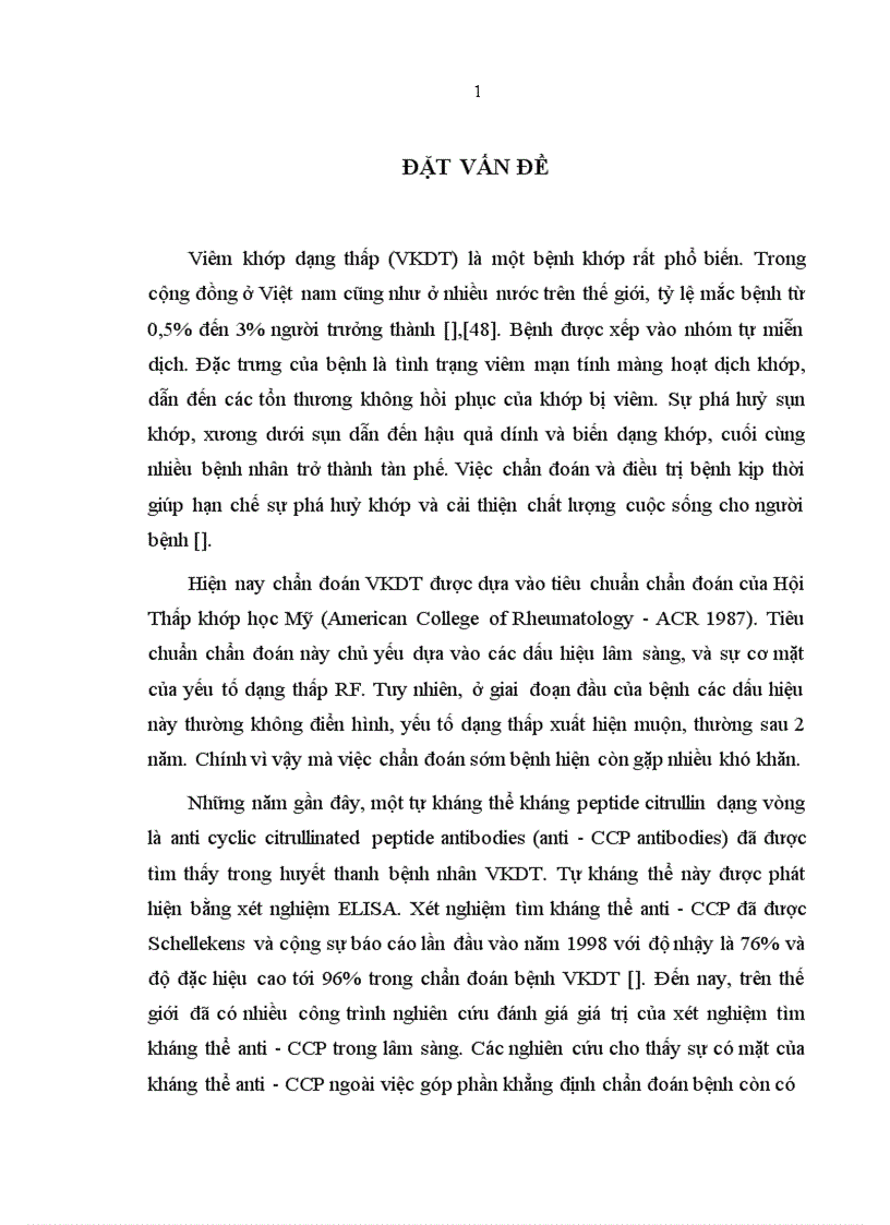 image for page Nghiên cứu đặc điểm một số tự kháng thể trong bệnh viêm khớp dạng thấp tại Bệnh viện Đa khoa Trung ương Cần thơ
