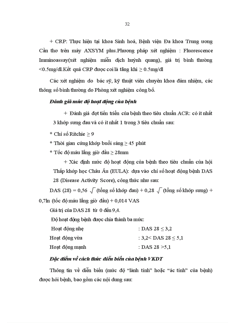 image for page Nghiên cứu đặc điểm một số tự kháng thể trong bệnh viêm khớp dạng thấp tại Bệnh viện Đa khoa Trung ương Cần thơ