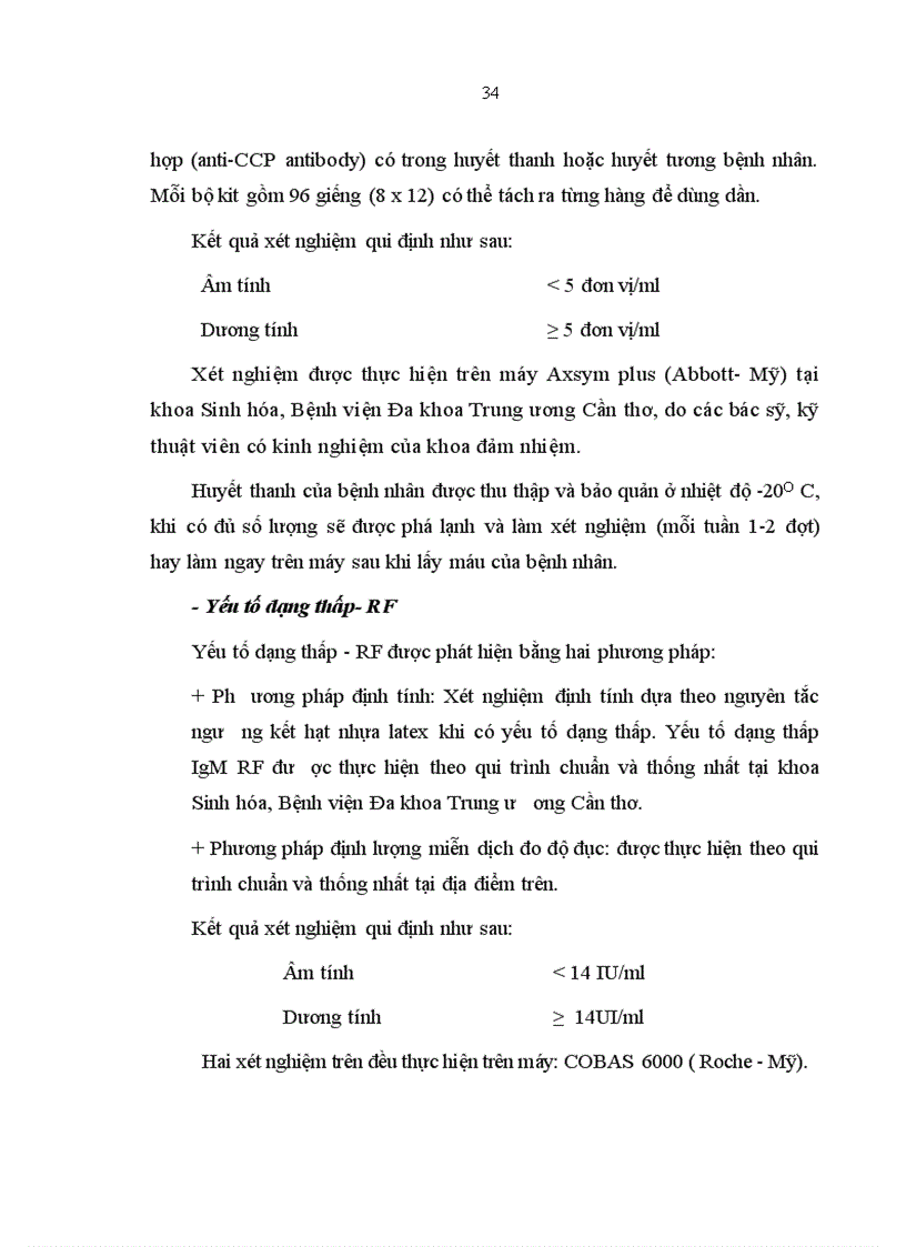 image for page Nghiên cứu đặc điểm một số tự kháng thể trong bệnh viêm khớp dạng thấp tại Bệnh viện Đa khoa Trung ương Cần thơ