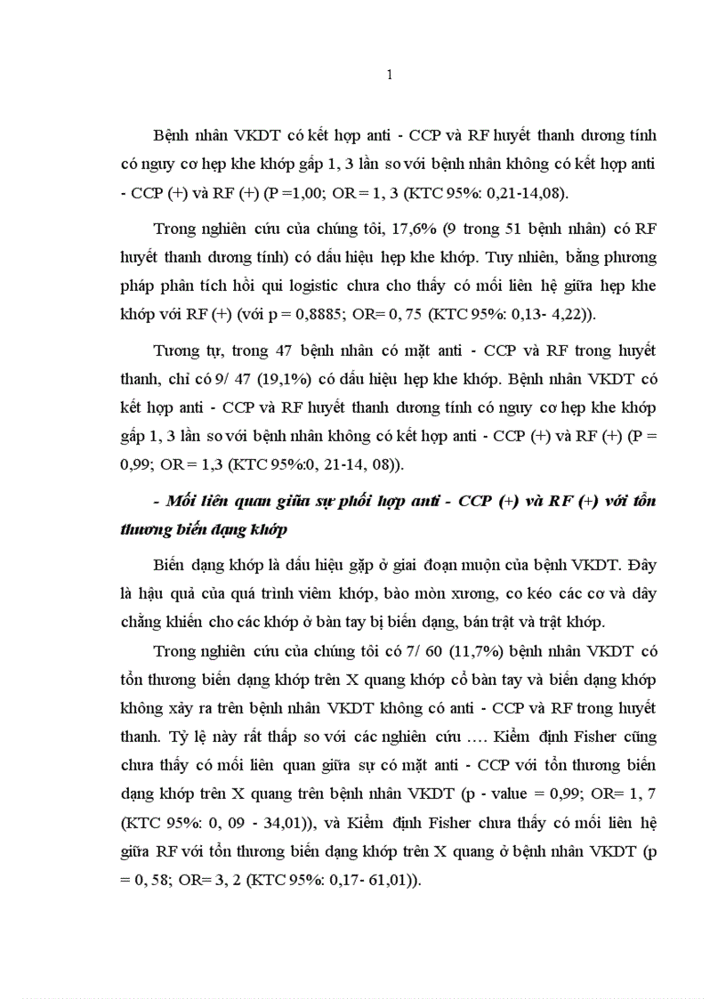 image for page Nghiên cứu đặc điểm một số tự kháng thể trong bệnh viêm khớp dạng thấp tại Bệnh viện Đa khoa Trung ương Cần thơ