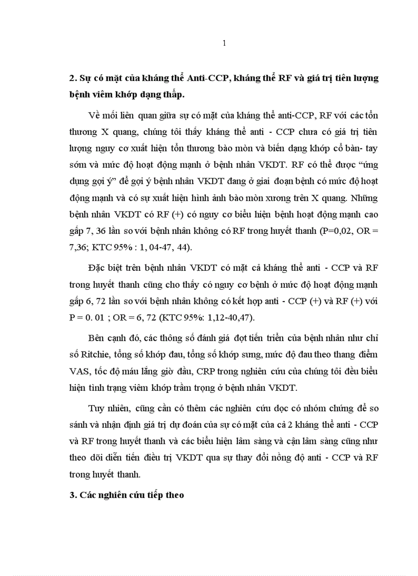 image for page Nghiên cứu đặc điểm một số tự kháng thể trong bệnh viêm khớp dạng thấp tại Bệnh viện Đa khoa Trung ương Cần thơ