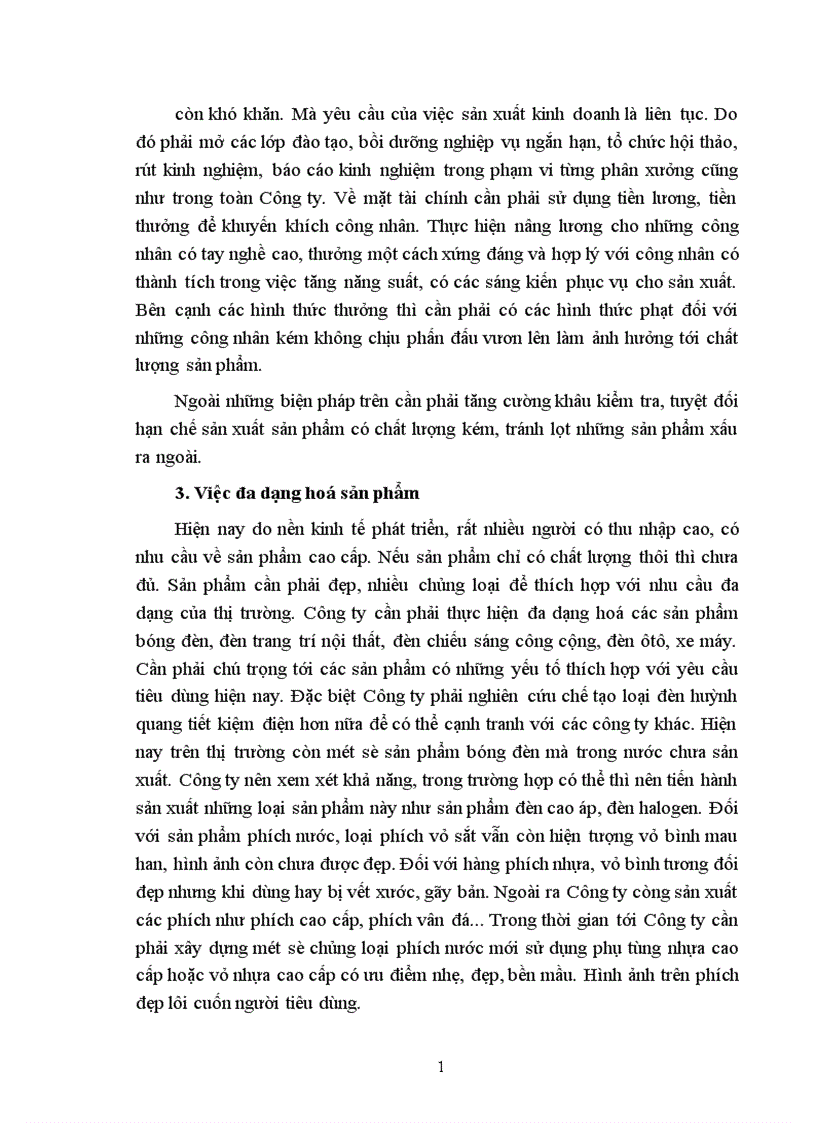 image for page Duy trì và mở rộng thị trường tiêu thụ sản phẩm ở Công ty bóng đèn phích nước Rạng Đông
