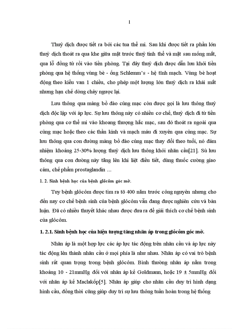 image for page Đánh giá tình hình điều trị glôcôm góc mở tại khoa Glôcôm Bệnh viện Mắt Trung ương trong 5 năm từ 2004 2008
