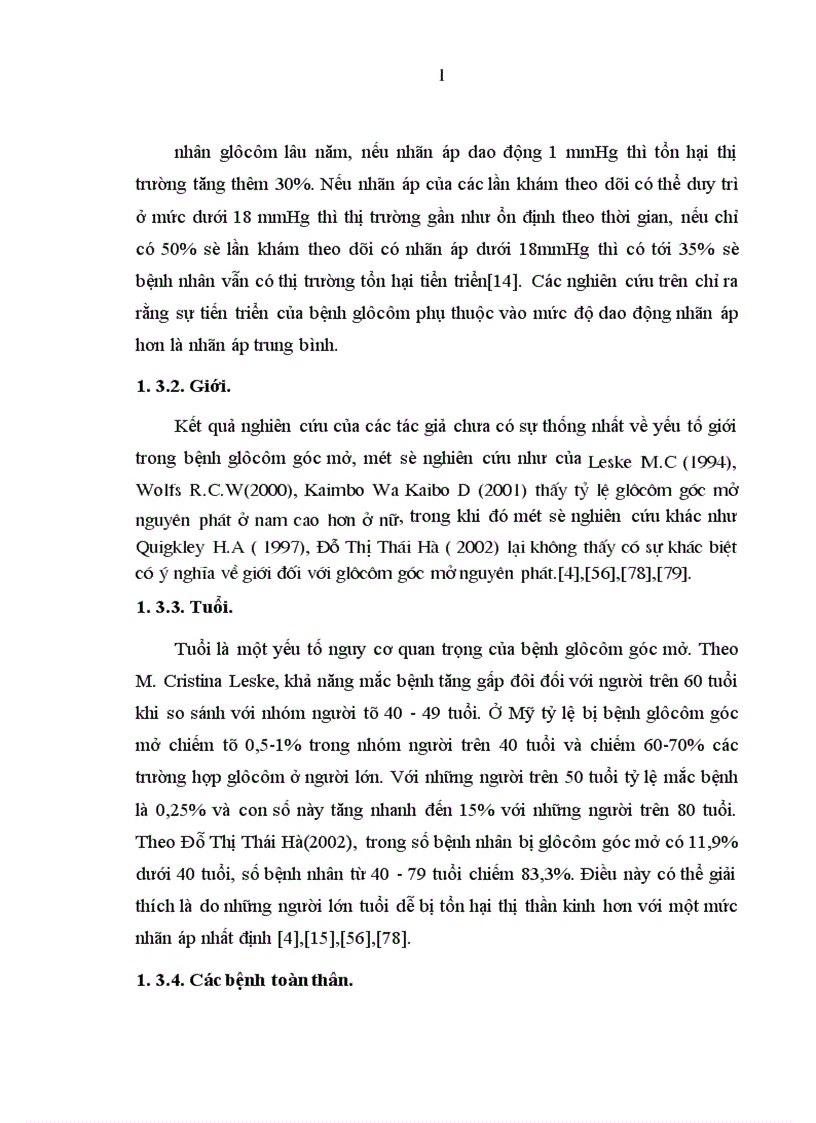 image for page Đánh giá tình hình điều trị glôcôm góc mở tại khoa Glôcôm Bệnh viện Mắt Trung ương trong 5 năm từ 2004 2008