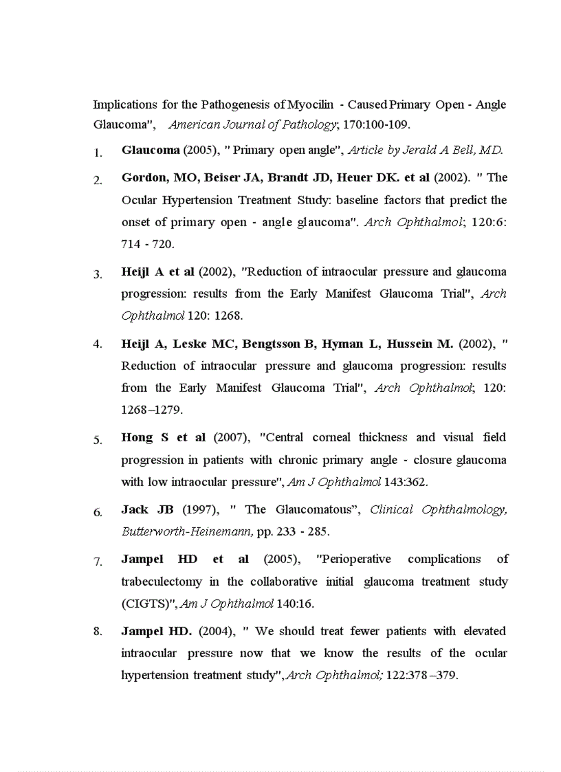 image for page Đánh giá tình hình điều trị glôcôm góc mở tại khoa Glôcôm Bệnh viện Mắt Trung ương trong 5 năm từ 2004 2008