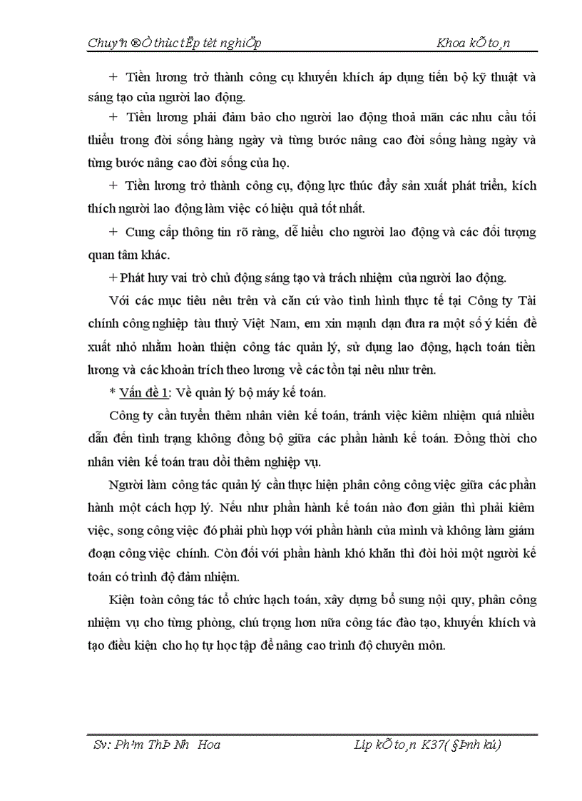 image for page Hoàn thiện công tác kế toán tiền lương và các khoản trích theo lương tại Công ty Tài chính Công nghiệp tàu thuỷ Việt Nam