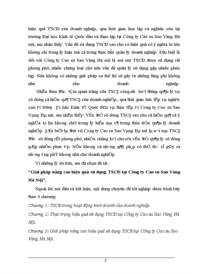 image for page Giải pháp nâng cao hiệu quả sử dụng TSCĐ tại Công ty Cao su Sao Vàng Hà Nội 1