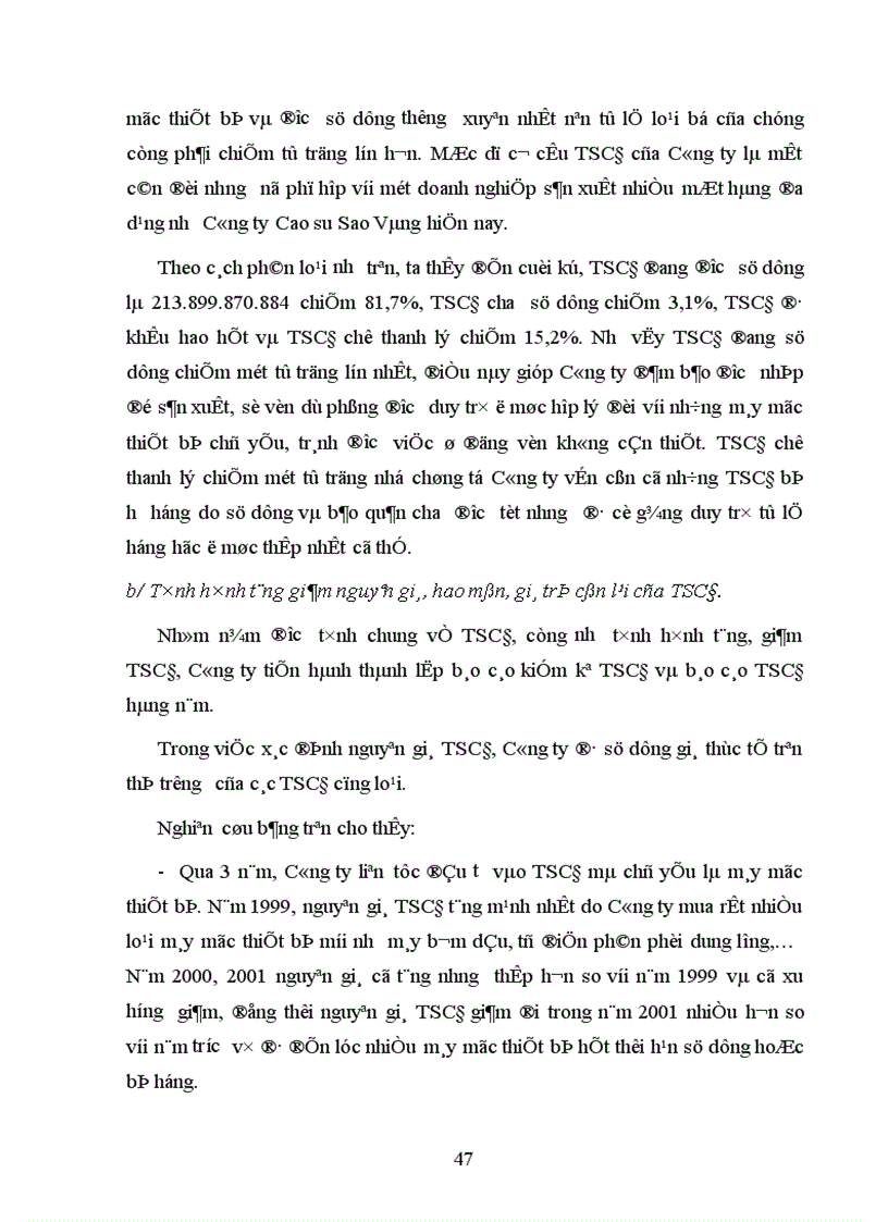 image for page Giải pháp nâng cao hiệu quả sử dụng TSCĐ tại Công ty Cao su Sao Vàng Hà Nội 1