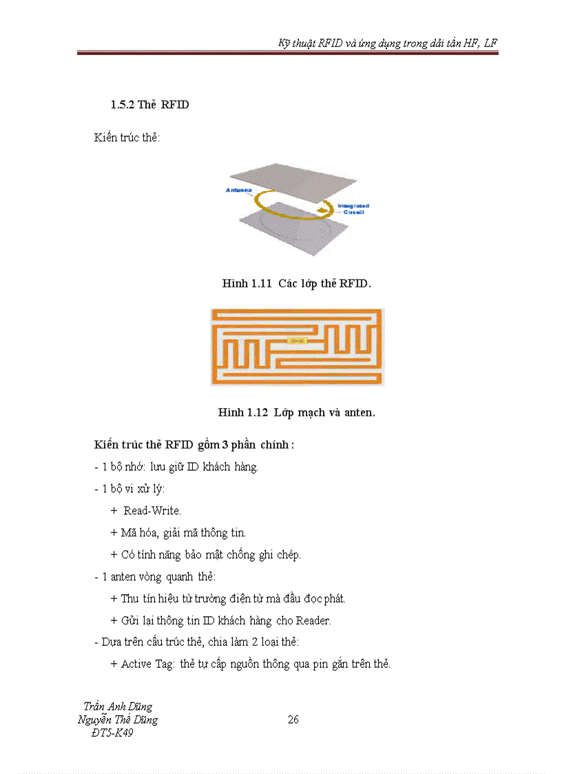 image for page Kỹ thuật RFID và ứng dụng trong dải tần HF và LF