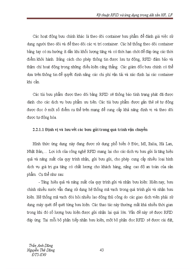 image for page Kỹ thuật RFID và ứng dụng trong dải tần HF và LF