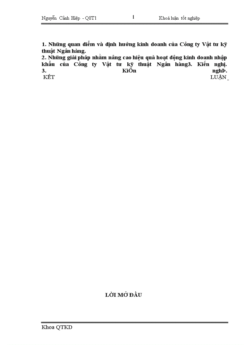 image for page Một số giải pháp nhằm nâng cao hiệu quả kinh doanh trong hoạt động nhập khẩu tại Công ty Vật tư kỹ thuật Ngân hàng