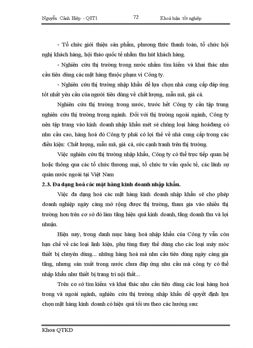 image for page Một số giải pháp nhằm nâng cao hiệu quả kinh doanh trong hoạt động nhập khẩu tại Công ty Vật tư kỹ thuật Ngân hàng