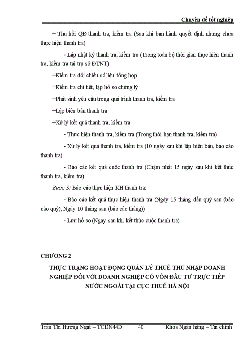 image for page Tăng cường hoạt động quản lý thuế thu nhập doanh nghiệp đối với các doanh nghiệp có vốn đầu tư trực tiếp nước ngoài tại Cục thuế Hà Nội