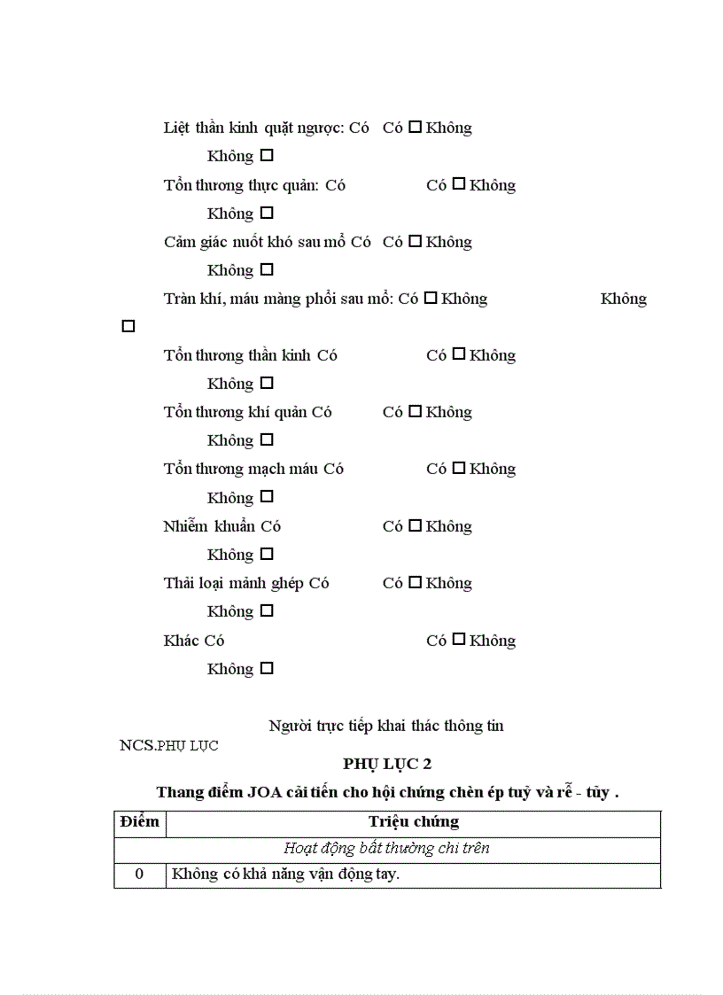 image for page Nghiên cứu chẩn đoán và kết quả điều trị phẫu thuật thoát vị đĩa đệm cột sống cổ bằng đường mổ cổ trước bên tại Bệnh viện Việt Đức