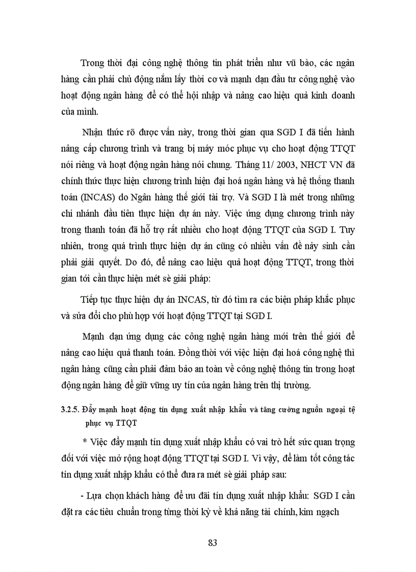 image for page Giải pháp mở rộng hoạt động thanh toán quốc tế tại Sở giao dịch I Ngân hàng Công thương Việt Nam 1