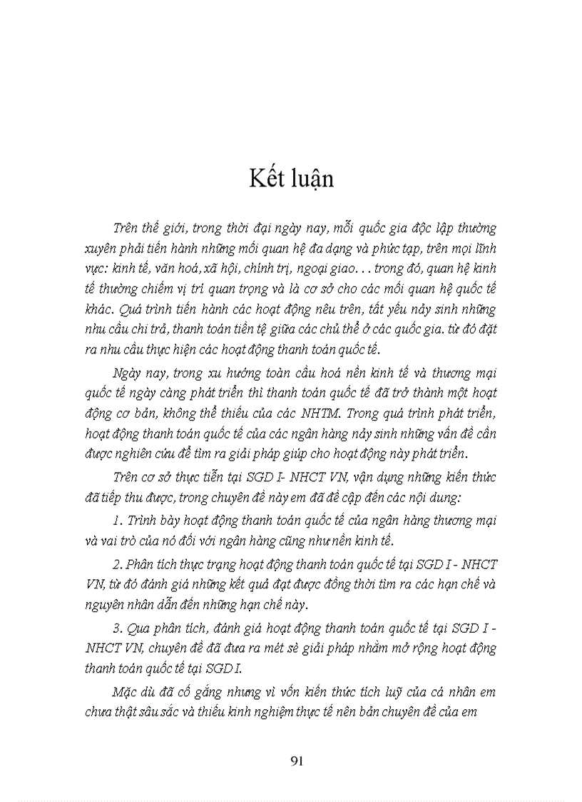 image for page Giải pháp mở rộng hoạt động thanh toán quốc tế tại Sở giao dịch I Ngân hàng Công thương Việt Nam 1