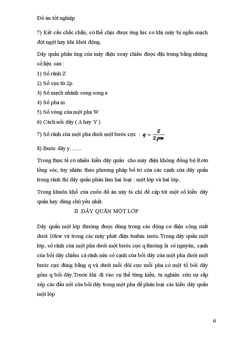 image for page Thiết kế dây quấn động cơ không đồng bộ ba pha Roto lồng sóc