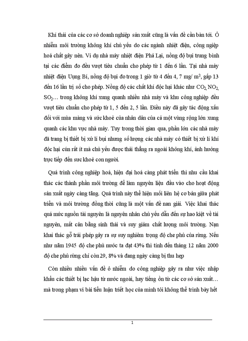 image for page Phép biện chứng về mối liên hệ phổ biến và vận dụng phân tích mối liên hệ giữa tăng trưởng kinh tế với bảo vệ môi trường sinh thái ở Việt Nam 1