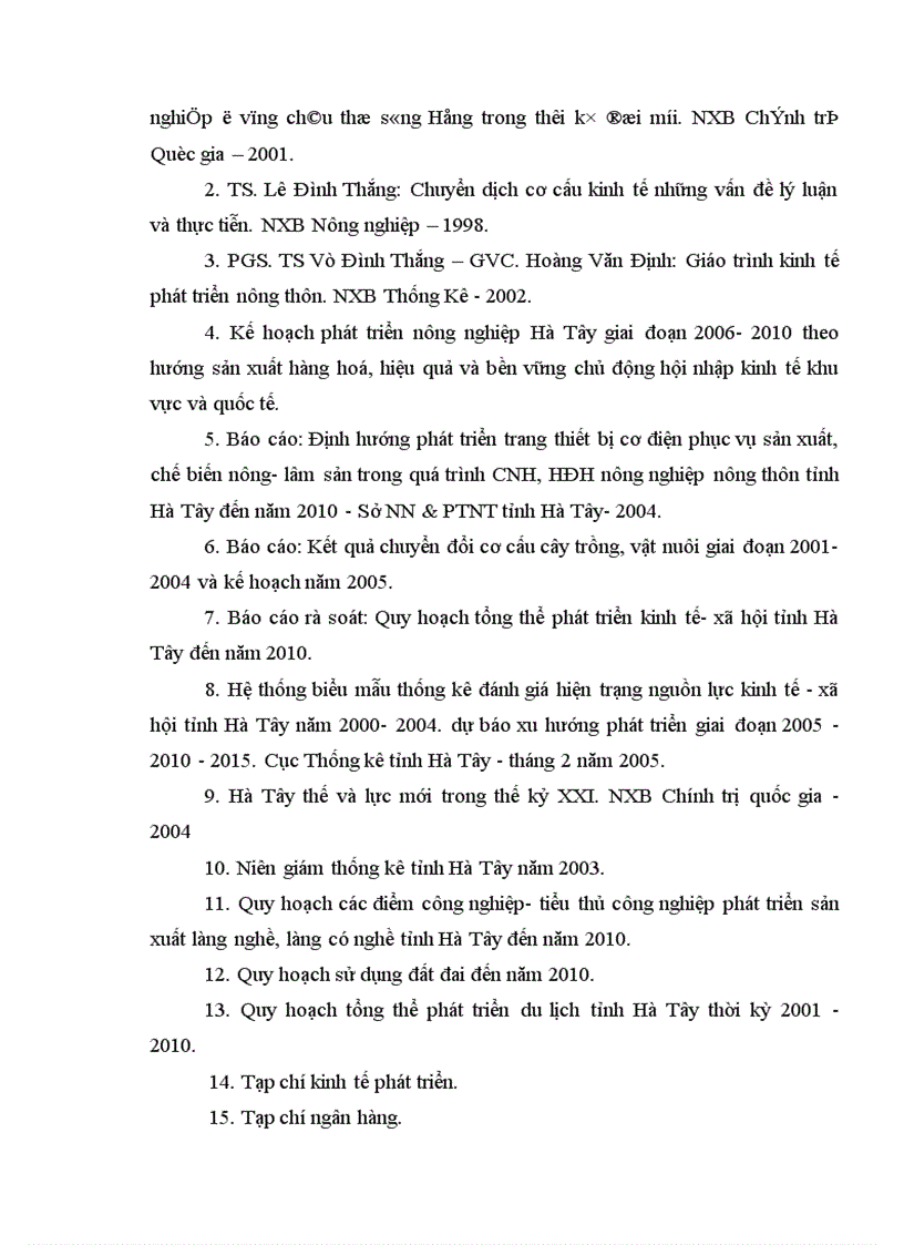 image for page Thực trạng và giải pháp thúc đẩy chuyển dịch cơ cấu kinh tế nông thôn theo hướng công nghiệp hoá hiện đại hoá ở tỉnh Hà Tây 1