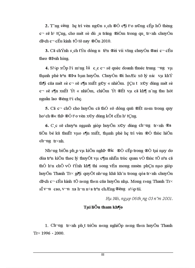 image for page Phương hướng và những biện pháp chủ yếu chuyển dịch cơ cấu kinh tế nông thôn ở huyện Thanh Trì