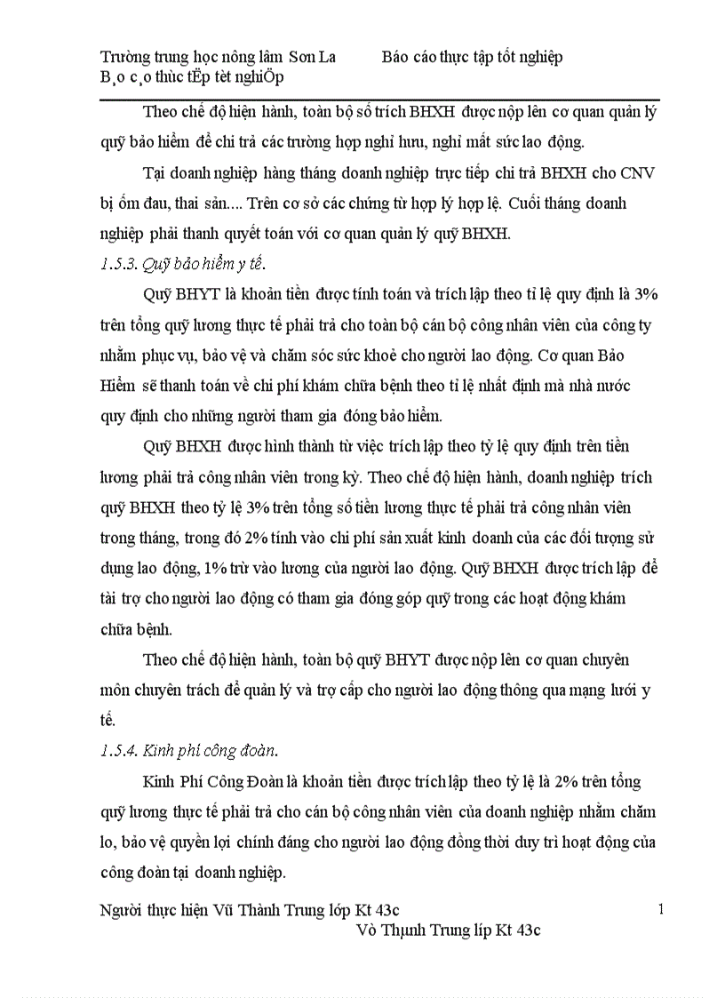 image for page Thực trạng hạch toán tiền lương và các khoản trích theo lương tại Công ty cổ phần thực phẩm Sơn La