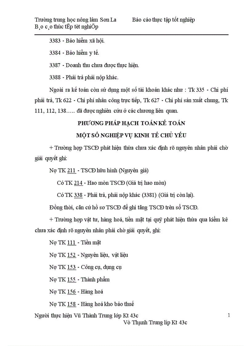 image for page Thực trạng hạch toán tiền lương và các khoản trích theo lương tại Công ty cổ phần thực phẩm Sơn La